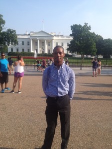 Jerry Robinson at the White House